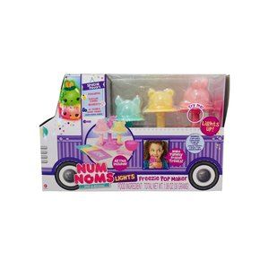 Num Noms Lights Freezie Pop Maker With 3 Flavor Packs 1 Spoon, cup & Booklet